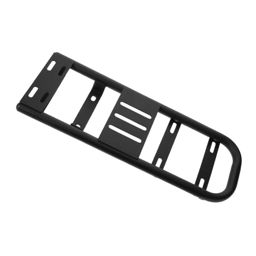 Happyyami Heavy-duty Rear Carrier Frame Extended Iron Cargo Support Rack for Electric Bike Motorcycle Rear Luggage Rack Shelf Stable Touring Platform for Travel Gear and Backpacks