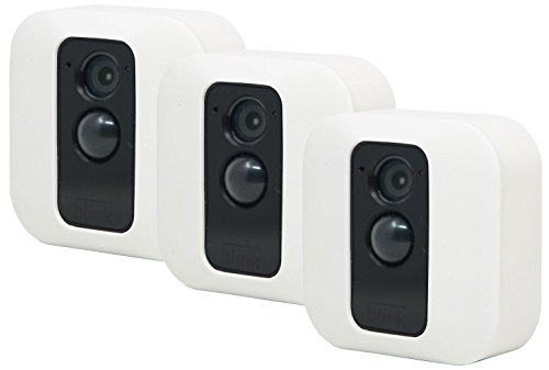 Silicone Skin Case Cover for Blink XT Outdoor Camera, Offer UV Weather Protection & Disguise Blink XT Security Camera - 3 Pack (White)