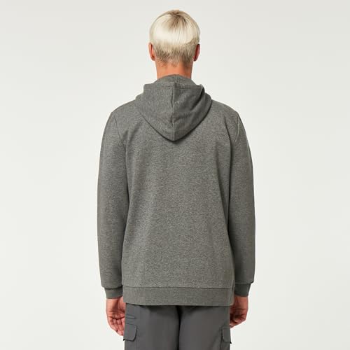 Oakley Mens Bark Fullzip Hoodie 2.0, New Athletic Grey, Large - image 2