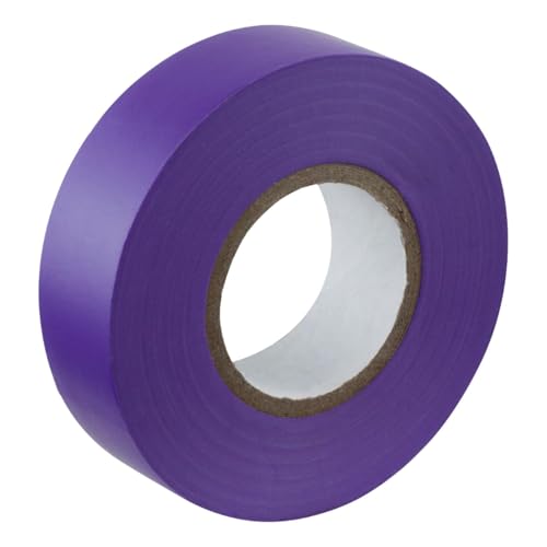 Taskar Premium Electrical Insulation Tape PVC Flame Retardant 19mm x 20m (5, Purple)