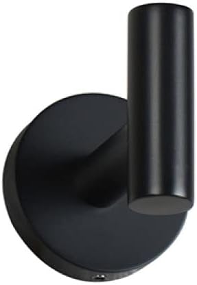 OAKITA Black Color Bathroom Hardware Accessories Towel Holder Bar Toilet Paper Holder Towel Ring Robe Hook Round,Robe Hook,China