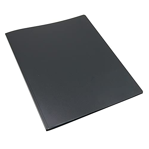 WAYTEX 931420 Dokumentenmappe, A4, 80 Fotos, 40 Hüllen, Polypropylen, Schwarz