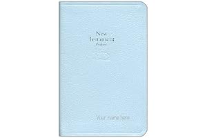 Customized White KJV New Testament Baby Bible for Cherished Moments