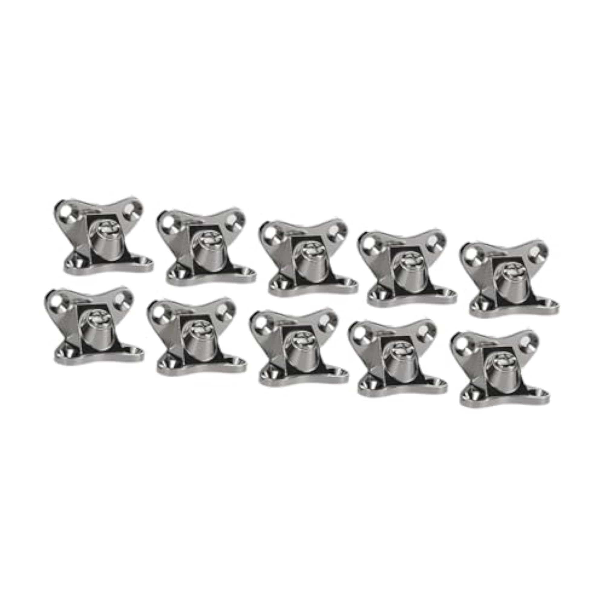 10 Pieces Metal Butterfly L Brackets for Bed Frame Support