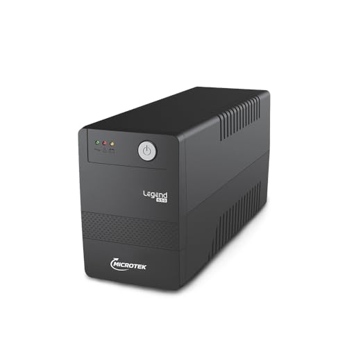 Image of Microtek Legend 650 Line Interactive UPS 650VA /360W, Micro Processor Based UPS System, an Ideal Power Backup & Protection for Desktop PC & Home Office with 2 Years on Electronics and 1 year on Battery