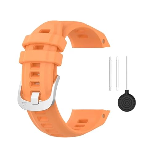 [�����ȓX] �ɓK��Garmin Instinct 2S�E�H�b�`�p�����o���h �V���R���X�|�[�c�X�g���b�v�u���X���b�g Instinct 2S Correa�p(Orange)