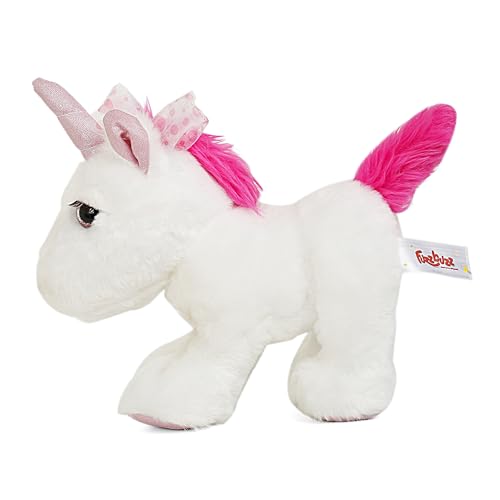 Image of Fuzzbuzz Unicorn Soft Toy 10 Inch 25 cm - White Plush Animal for Kids Super Soft Stuffed Toy for Toddlers Girls Boys | Ideal for Gifting Nursery Cuddle Time or Decorative Use
