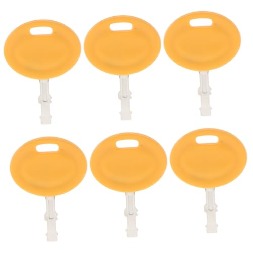 JPXXFM 6 chiavi di accensione di ricambio per tosaerba, strumenti di diserbo durevoli per la manutenzione del giardino, parti essenziali del tosaerba per un funzionamento affidabile