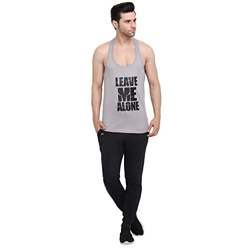 Image of MASCARI Men's Regular Sleeveless Polyester Vest | Anti-Microbial | Anti Odor, Breath tech Super Soft & Comfort Fit Gym Vest for Workout MASCARI P