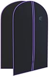 Your Bags Purple Garment Bag - Dress or Suit Cover for Travel - 40' x 24' Garment Bags for Hanging Clothes and Closet Storage - Durable Dress Travel Bag for Men & Women