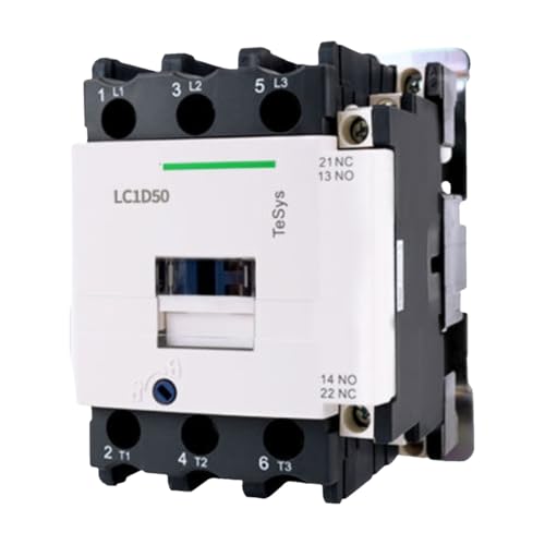 Contacteur AC 220V LC1D50 M7C tripolaire pour commande de moteur triphasé industriel