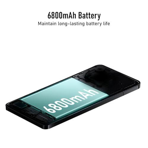 fuxinya Pova6 pro Unlocked Android Phone Smartphone 10-core 8GB+256GB Cell Phone 48MP+108MP Camera Pixels 6800mAh Battery for Extended Standby 6.82-inch HD Screen Mobile Phone 5G Dual SIM Card (Blue)