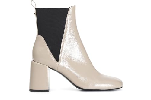 Bottines pour femme en cuir Napalk souple CAFèNOIR