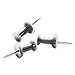 Sparco 81008 Pushpins, 3/8" Point, 1/2"x1/4" Head, 100/BX, Aluminum