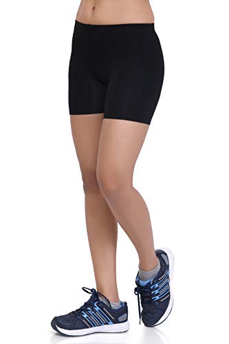 Image of Women's Solid Inner & Outer Wear Active Hot Shorts