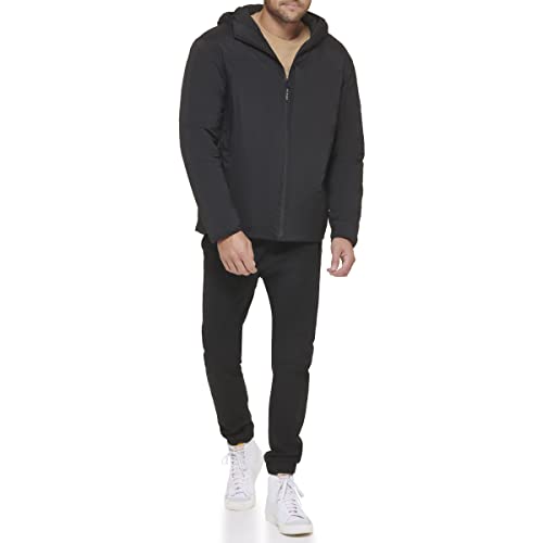 Image of Tommy Hilfiger Men's Stretch Performance Filled Rain Jacket