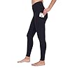 90-Degree-By-Reflex-Womens-Power-Flex-Yoga-Pants 90 Degree by Reflex Power Flex Yoga Pants - High Waist Squat Proof Ankle Leggings with Pockets for Women - Black - Large