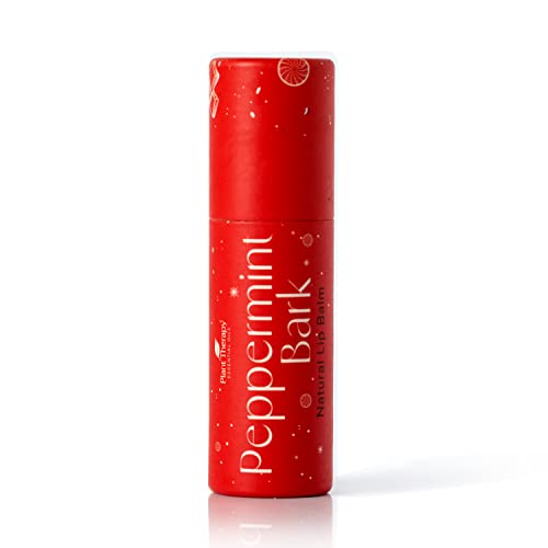 Plant Therapy Peppermint Bark Holiday Natural Lip Balm 0.3 oz
