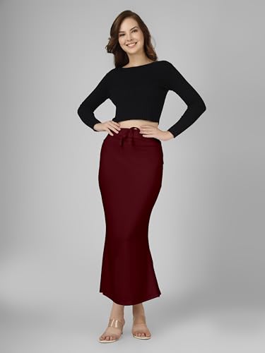 Image of Nexsus Stretchable Saree Shapewear | Petticoat for Women | Cotton Blended | Skirts for Women | Shape Wear Dress for Saree | Available in 80+ Colors and Plus Sizes