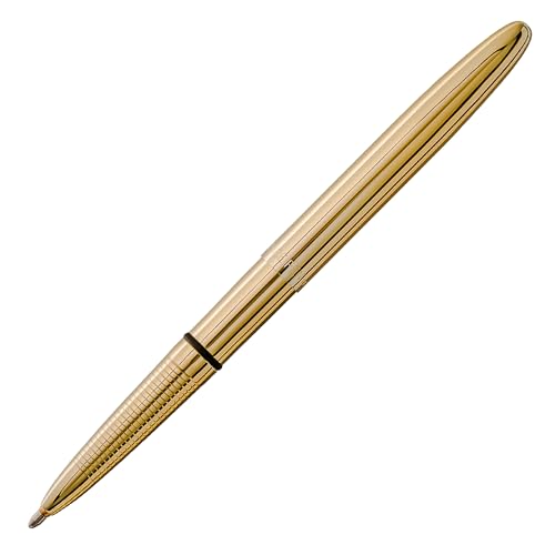 Product Image of the Fisher Space Pen Solar Flare Gold Titanium Nitride Space Pen, Ballpoint, Brass, Black Ink, Gift Box