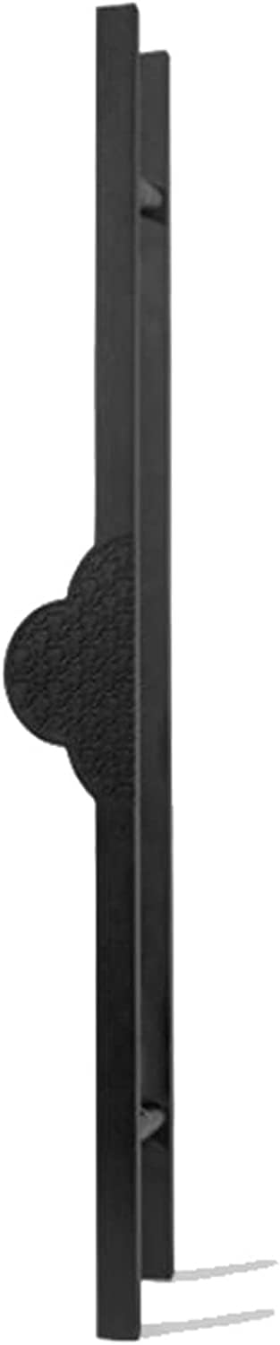Poignée de porte coulissante en aluminium robuste double face 40 cm pour entrée