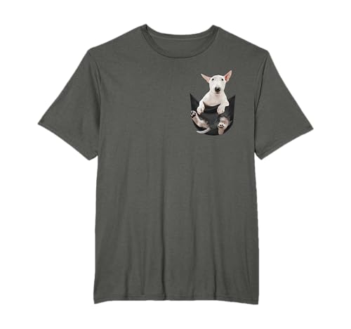 Bull Terrier en Camisa Bolsillo Bull Terrier Lover Camiseta