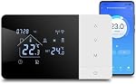 Programmable WiFi Heating and Cooling Thermostat with App and Voice Control for Gas, ABS, Battery, or USB Boilers
