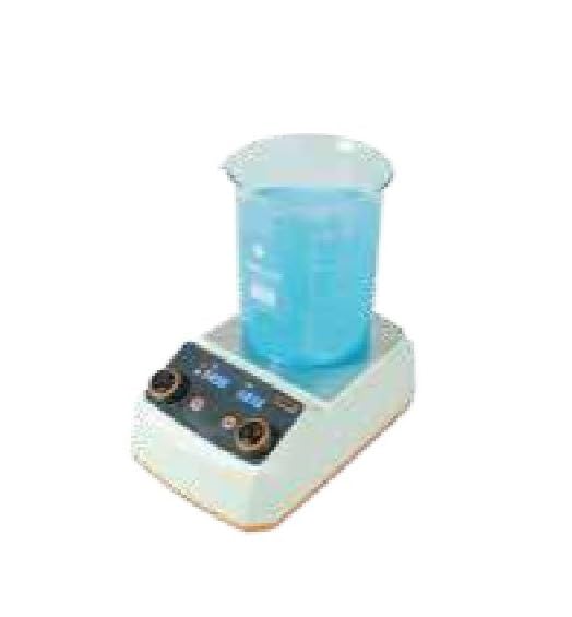 Image of MGS 001 BOROSIL MAGNETIC STIRRER WITHOUT HEATING CAPACITY : UP TO 5 LITER DIGITAL WITH TIMER, PLATE SIZE:189X208 MM