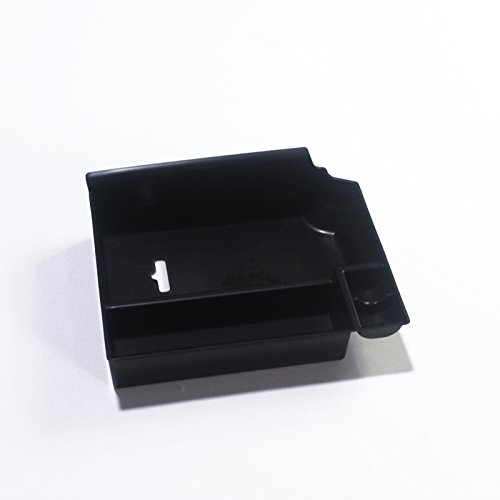 1PCS Plastic Interior Front Center Console Armrest Organizer Tray Storage Box For Jaguar XJ 2010-2016 Left Hand Drive - Thumbnail 3