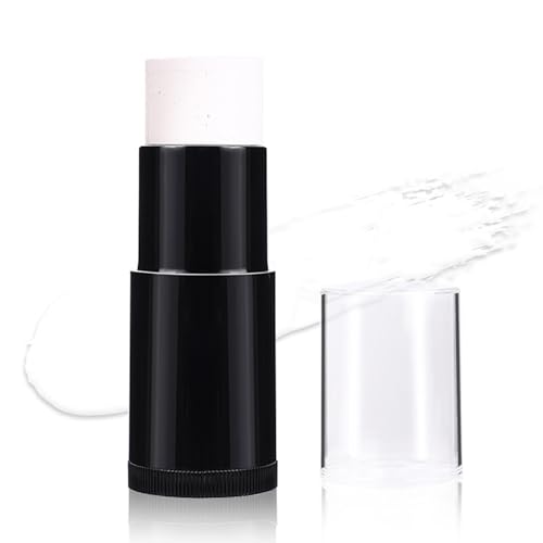 1Pc White Face Paint, White Body Paint Stick for Halloween Cosplay, Makeup, Goth Makeup, Theater Performance, Party Costume, Easy to Apply and Remove