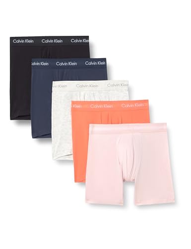 Calvin Klein Calzoncillos Tipo bóxer para Hombre, 5 Unidades,...