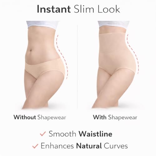 Image of Royal Luxury High Waist Shapewear for Women Tummy Control Panty for Women | Seamless Cotton Hipster Panty | Slimming Tummy Tucker | Body Shaper for Belly Fat