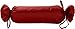 Produktbild Mako Satin Baumwoll Nackenrollen-Hülle 15x40 - Kissenrollenbezug mit Verschlussbändern aus 100% Baumwolle - Nackenrolle Überzug einfarbig Rot - Made in EU