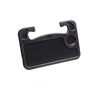Beihaoer Car Steering Wheel Desk, Multi-Functional Portable Car Laptop and Food Steering Wheel Tray Vehicle Seat Notebook Eating Desk for Driver (black)
