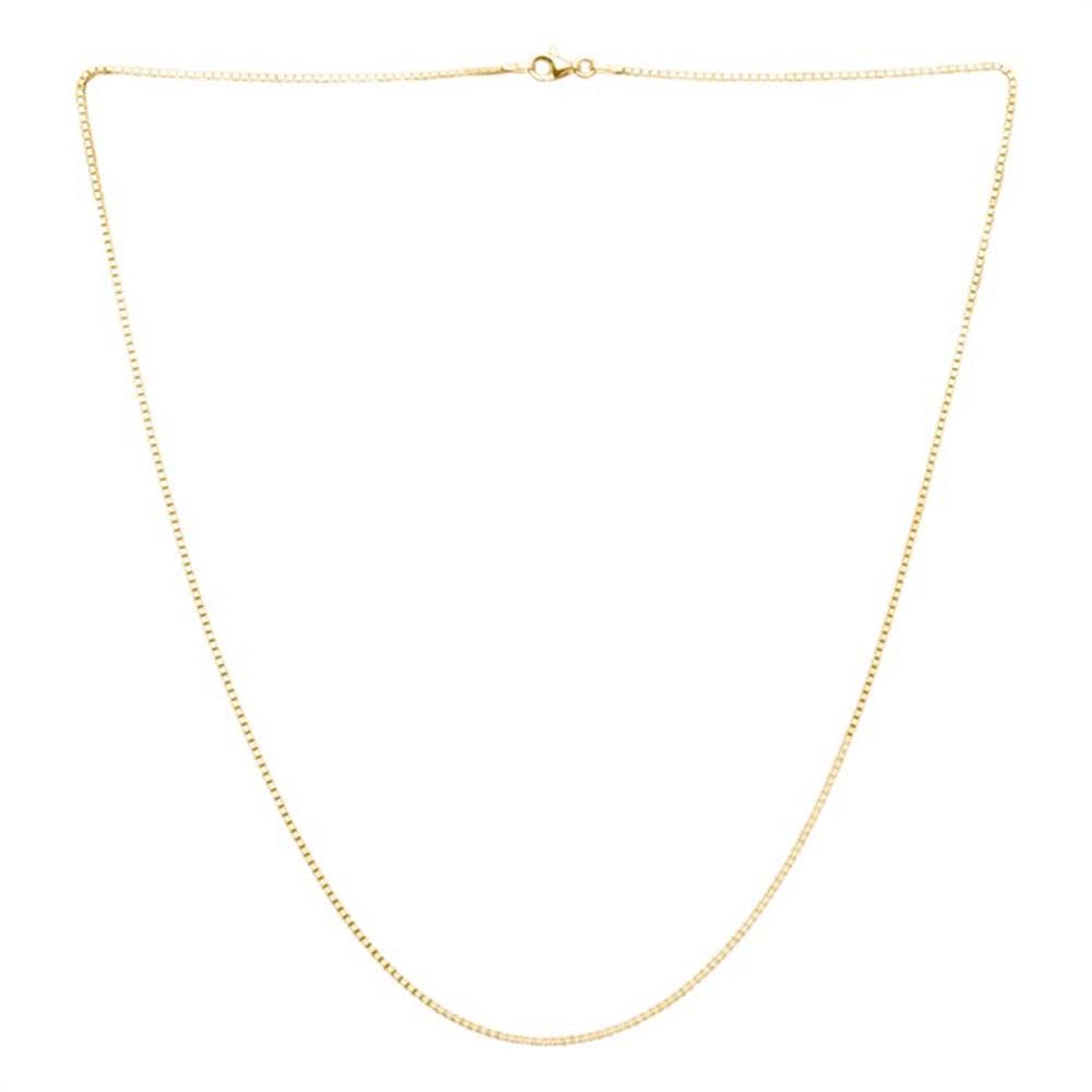 Unique Venezianerkette 1,2 mm aus vergoldetem 925er Silber