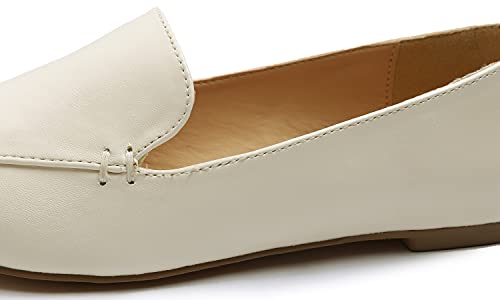 Image of FEVERSOLE Women's Loafer Flat Pointed Fashion Slip On Comfort Driving Office Shoes