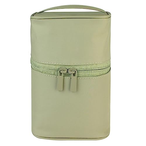 Borsa Cosmetica Organizzatore di viaggio portatile Lavare la borsa cosmetica femminile Colore: verde Size: 13x19cm