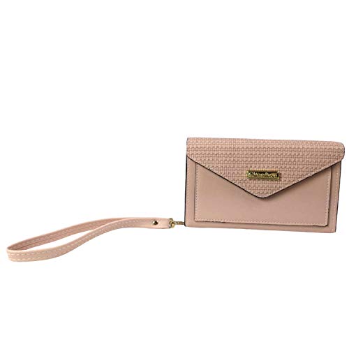 Kit Bolsa Feminina De Ombro E Bolsa Tiracolo Com Carteira Rosa Brinde
