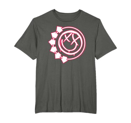Blink 182 Six Arrow Smile Rock Punk Band Music Logo T-Shirt