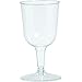 Big Party Pack Clear Plastic Wine Glasses | 5.5 oz | Pack of 32 | Party Supply