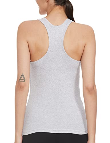 Image of Van Heusen Women's Racerback 100% Cotton Tank Top | Super Combed Cotton | Breathable Fabric | Anti-Bacterial Tech | Color Fresh Technology | Keeps You Fresh | Sweat Absorbent | Everyday Comfort | Style 11202 | Available in Pack of 1 & 2