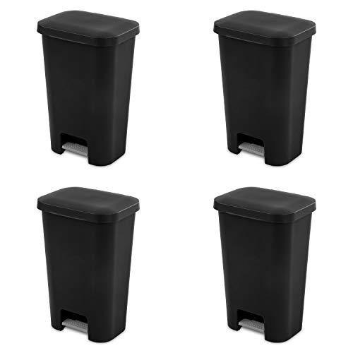 Caneca de basura rectangular 11.9 galones 4 unidades