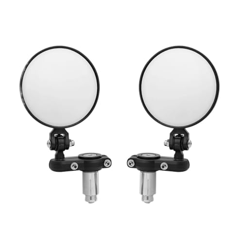 Espejos redondos 7/8 22mm para manillar de moto estilo retro