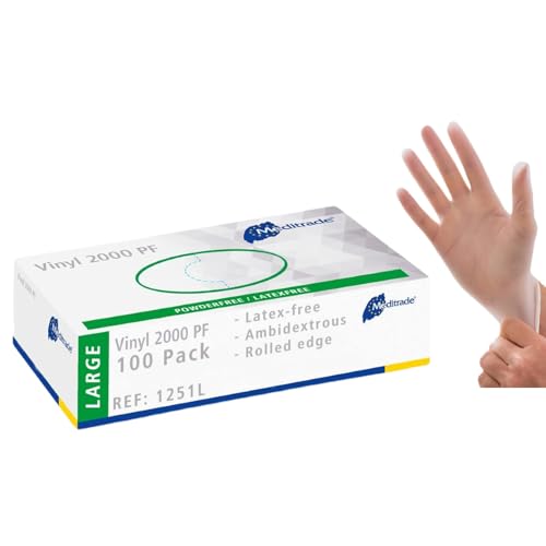 Meditrade 1251L Vinyl 2000 puderfrei, 1er Pack (1 x 100 Stück)