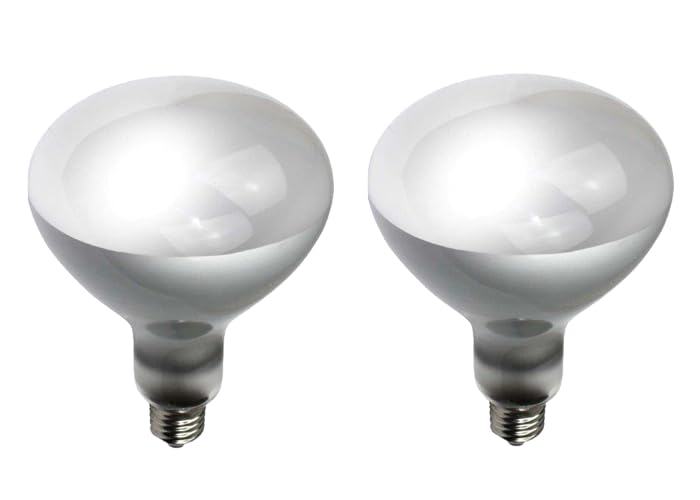 Unibulb Infra-Red Heater Lamp E27 Edison Screw (ES) 1300 Lumens 250W Heat Lamp Light Bulb, 2700k Warm White
