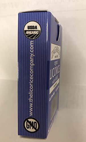 Zagarese 100% Organic Licorice with Flip Top Box anise, 0.88 Ounce