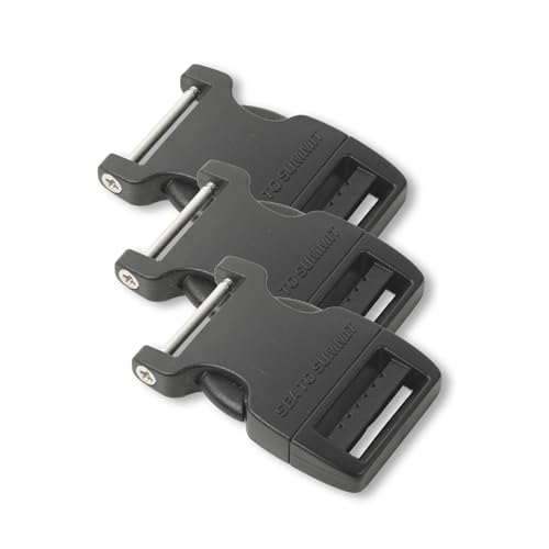 Image of Sea to Summit Field Repair Buckle - Side Release, 1 Pin, 3-pack, 25mm / 1in
