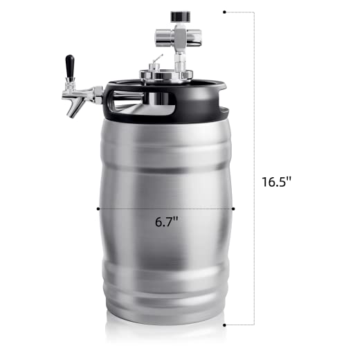 Tmcraft TMKEG-D5L 1.3 Gal Double-Walled Beer Keg Growler thumb #4