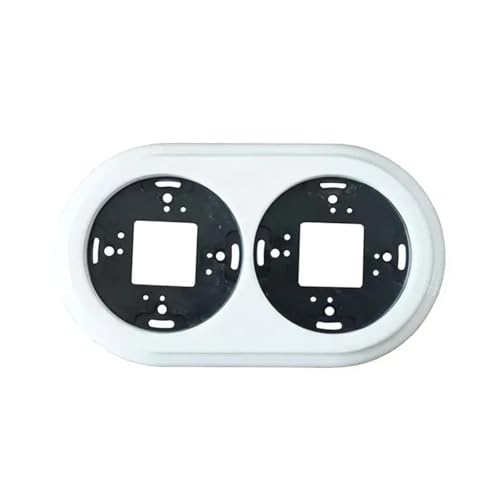 Interrupteur rotatif en céramique blanche avec base à 1 trou pour applique - 3