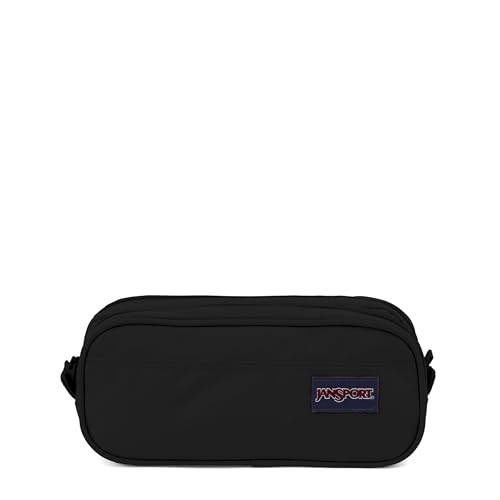 Image of JanSport Large Accessory Pouch - Secure Storage Space for Pens, Power Cords, Pencil Case, Ideal For Everyday need, 1.3L, Navy